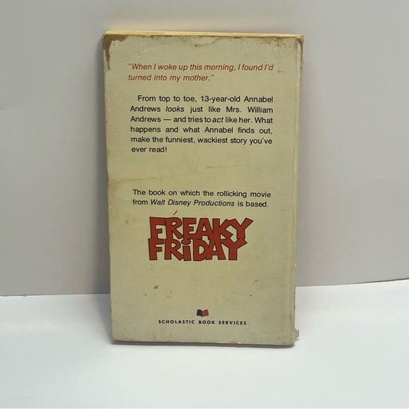 freaky friday mary rodger’s walt disney 1972 preowned scholastic - Picture 2 of 8